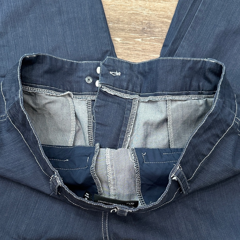 NY& Company Super Wide Leg Women's Jeans in Dark Blue - Picture 11 of 12